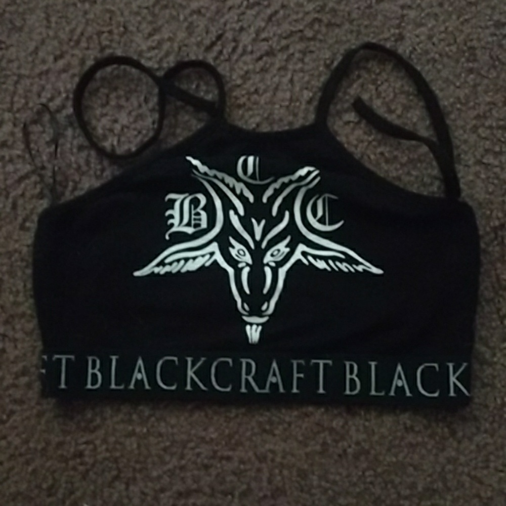 Black craft top hot topic emo gothic